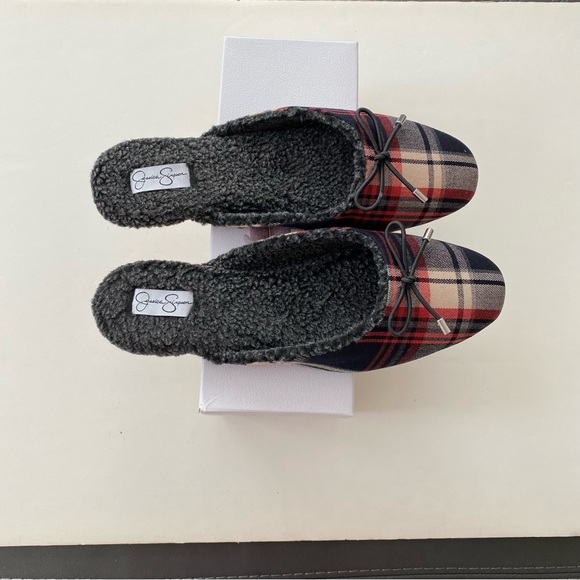 NWB Jessica Simpson Tracee Faux Fur-Lined Slipper Mule - Picture 6 of 6